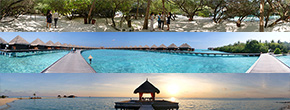 Panoramas of Taj Exotica Maldives Resort